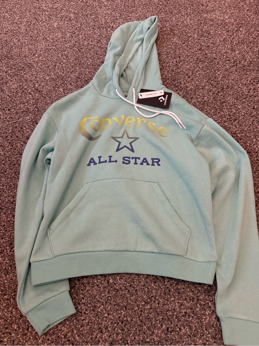Converse Mint Green All Star Pullover Hoodie - Women